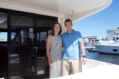 Dan And Bri On Board Their New Maritimo M58