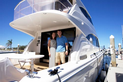 Dan And Bri On Board Their Maritimo M58