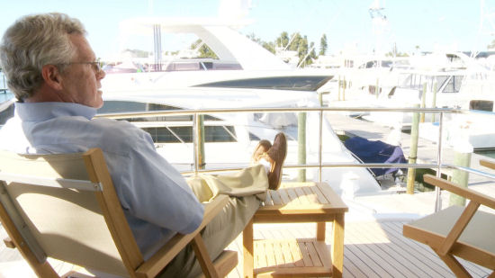 Maritimo M58 aft balcony