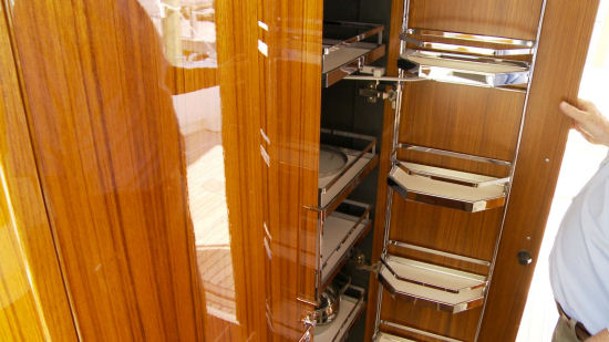 Maritimo M58 refrigerator door